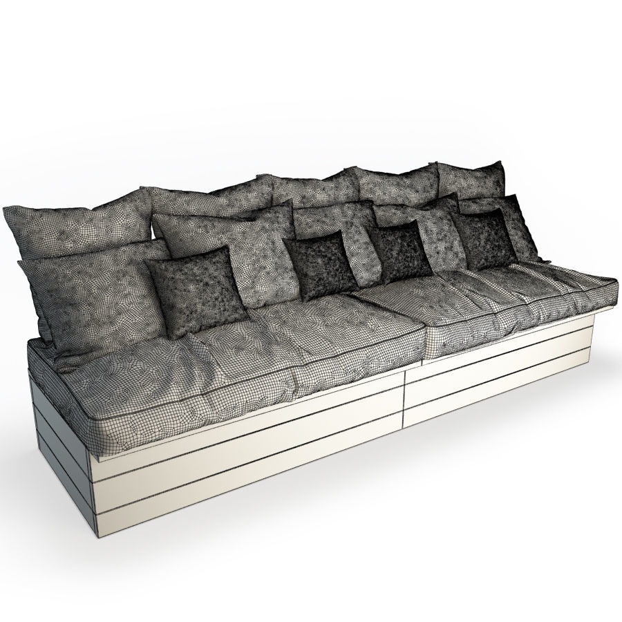 Restaurant Furniture Set 03 3D model_30