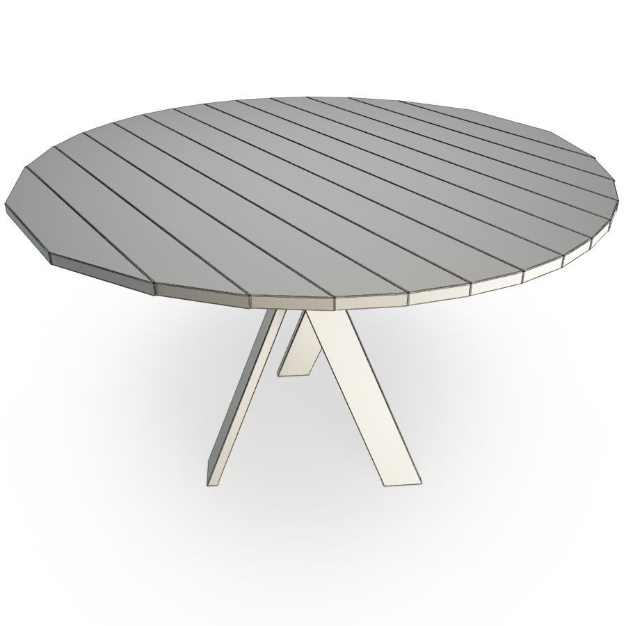 Restaurant Furniture Set 03 3D model_36