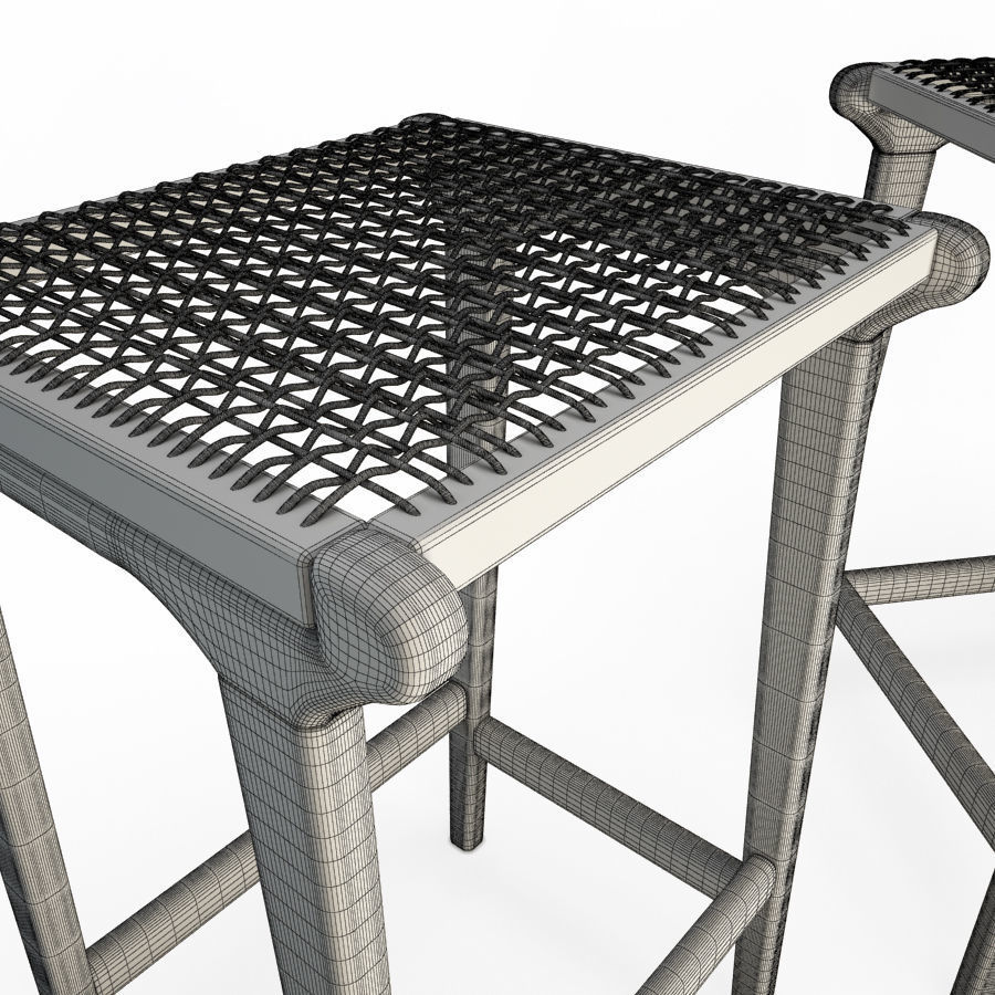 Restaurant Furniture Set 03 3D model_28