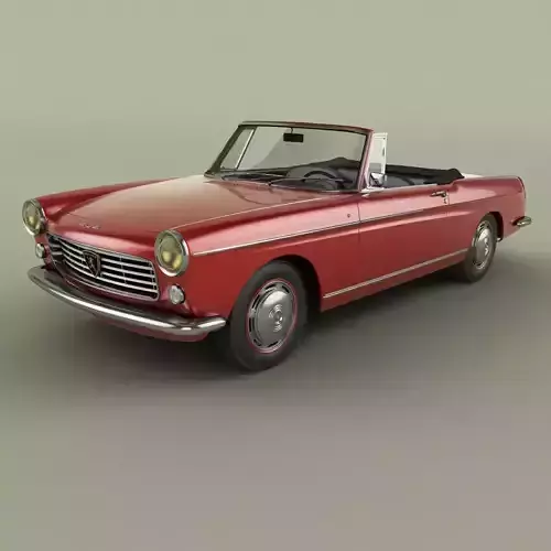 Peugeot 404 Cabriolet 3D model