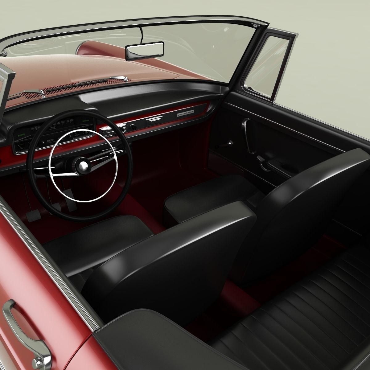 Peugeot 404 Cabriolet 3D model_8