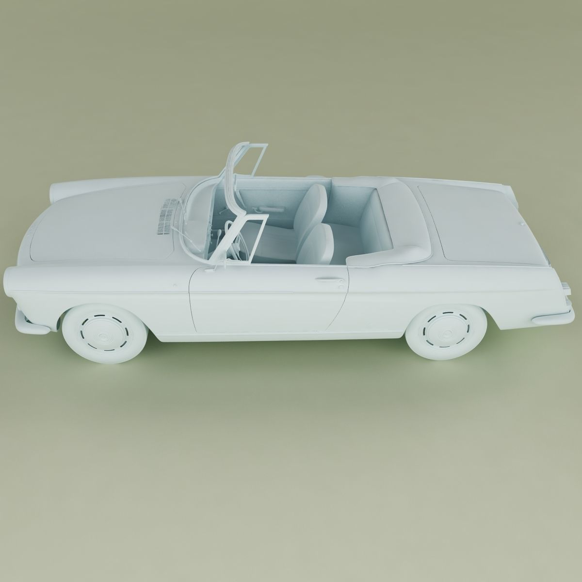 Peugeot 404 Cabriolet 3D model_11
