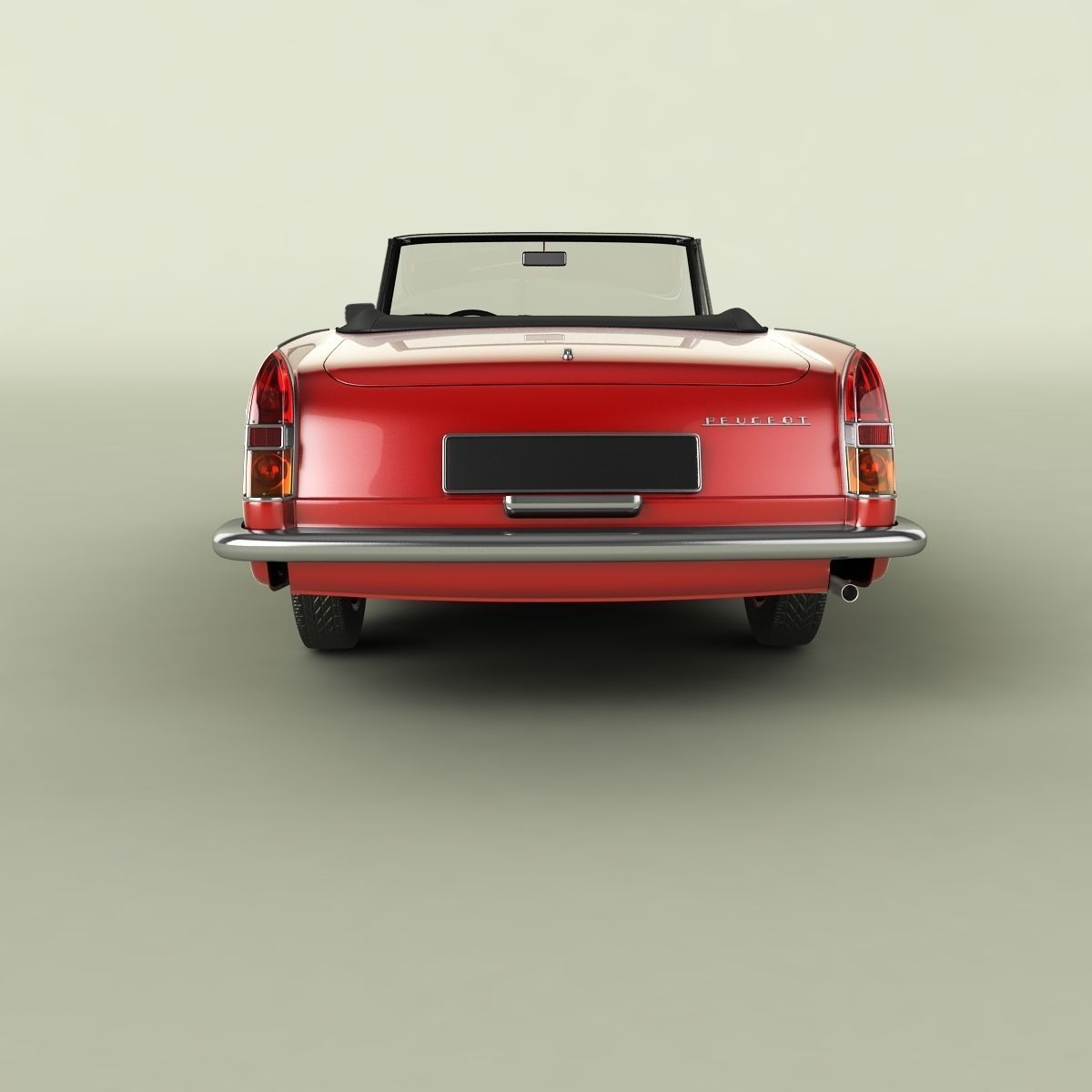Peugeot 404 Cabriolet 3D model_3