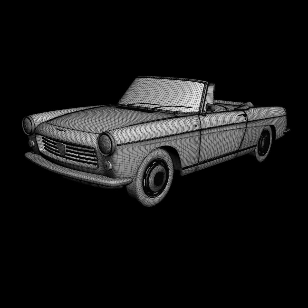Peugeot 404 Cabriolet 3D model_14