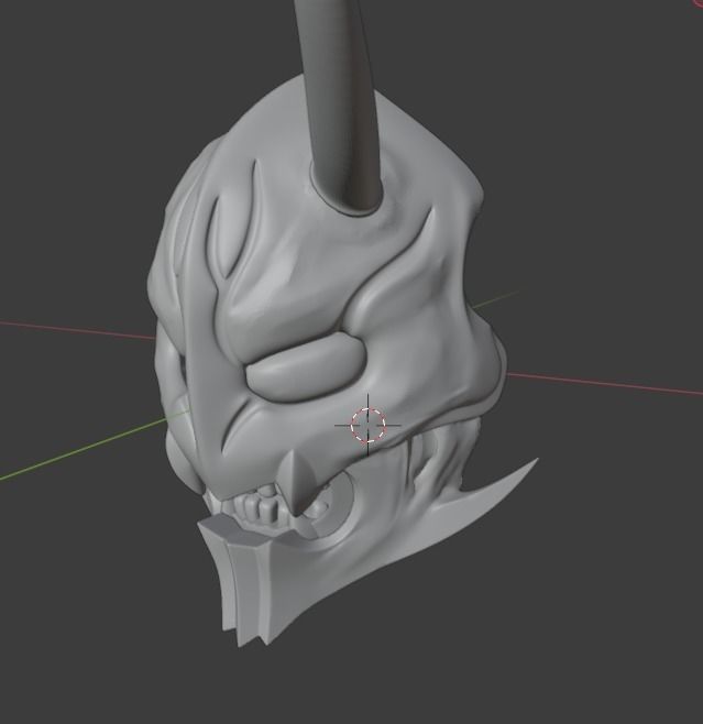 Kamen Rider Den-O Momotaros 3D printable helmet 3D print model_14