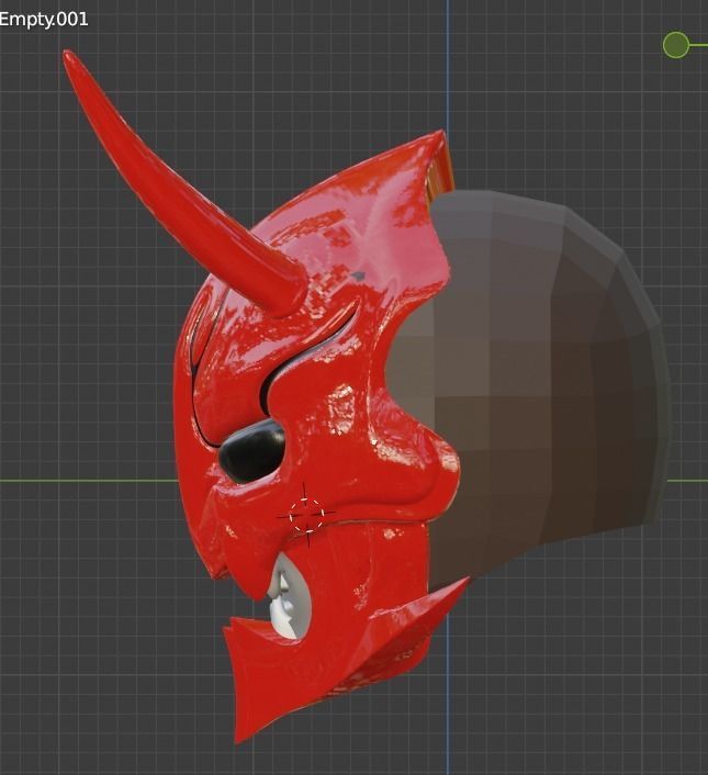 Kamen Rider Den-O Momotaros 3D printable helmet 3D print model_1