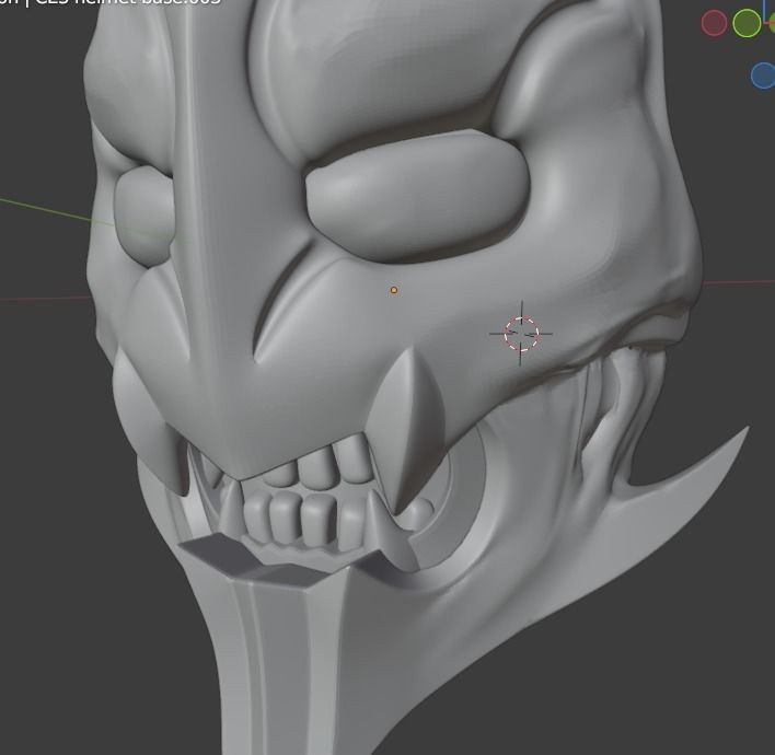 Kamen Rider Den-O Momotaros 3D printable helmet 3D print model_11