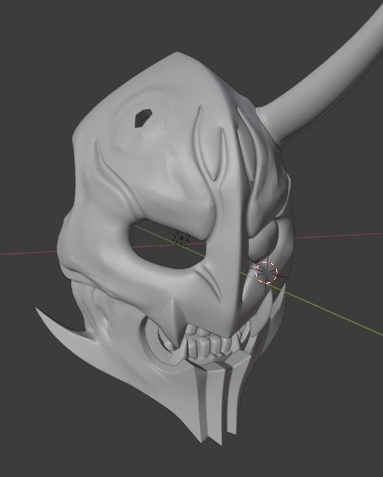 Kamen Rider Den-O Momotaros 3D printable helmet 3D print model_13