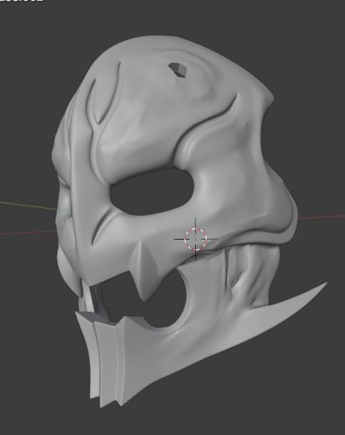 Kamen Rider Den-O Momotaros 3D printable helmet 3D print model_17