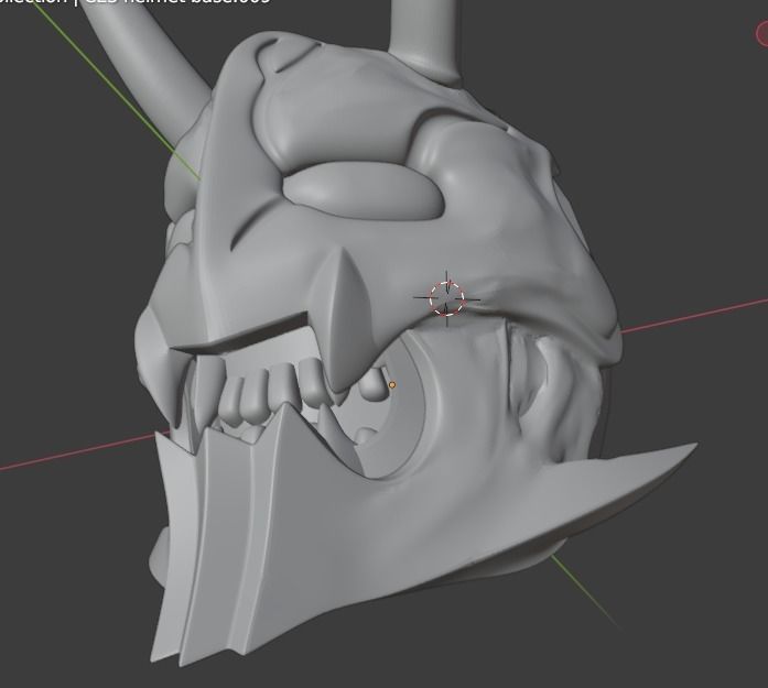 Kamen Rider Den-O Momotaros 3D printable helmet 3D print model_6