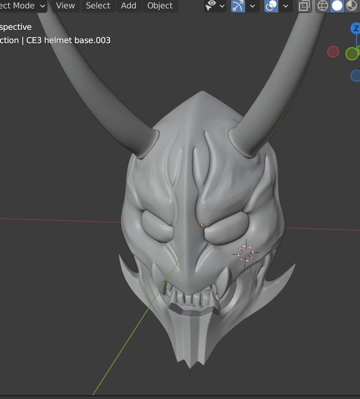 Kamen Rider Den-O Momotaros 3D printable helmet 3D print model_10