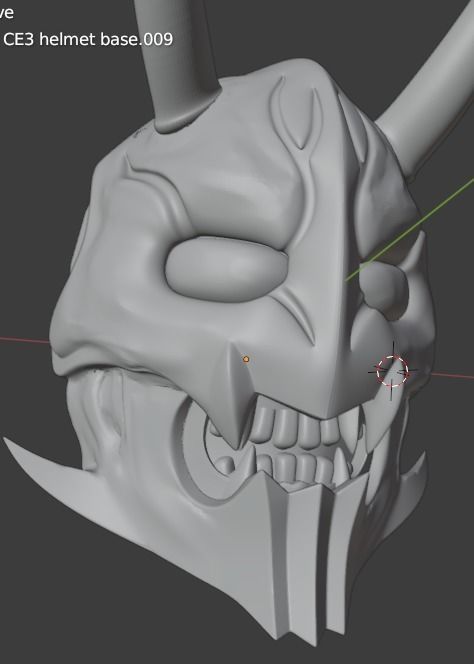 Kamen Rider Den-O Momotaros 3D printable helmet 3D print model_8