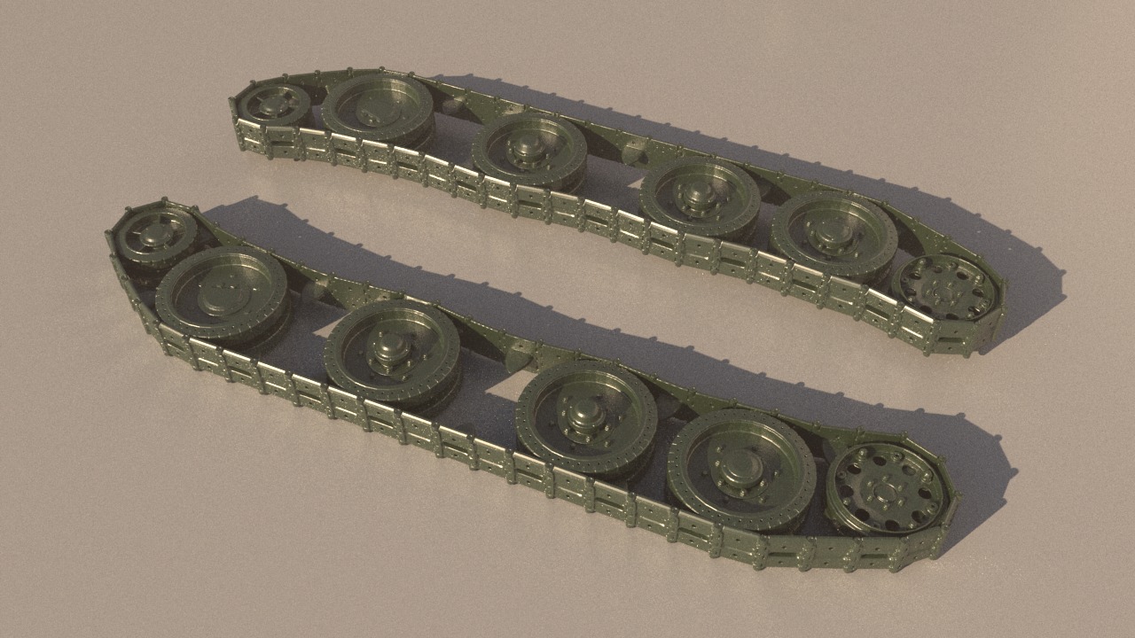 Tank BT-5 for 3D Print 3D print model_3