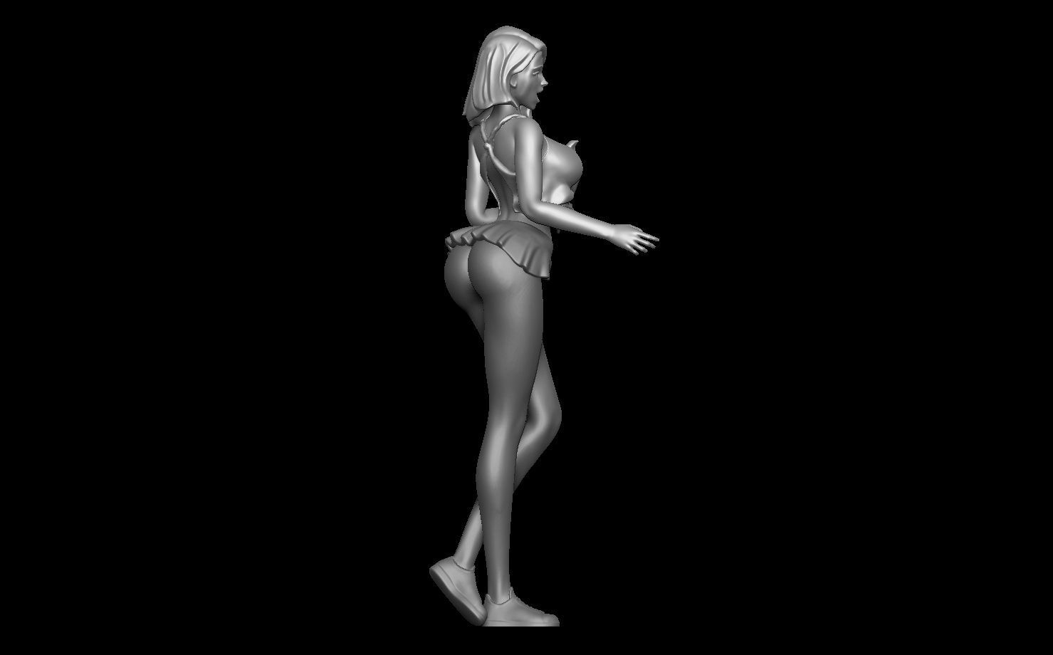 Summer girl - NSFW 3D print model_1