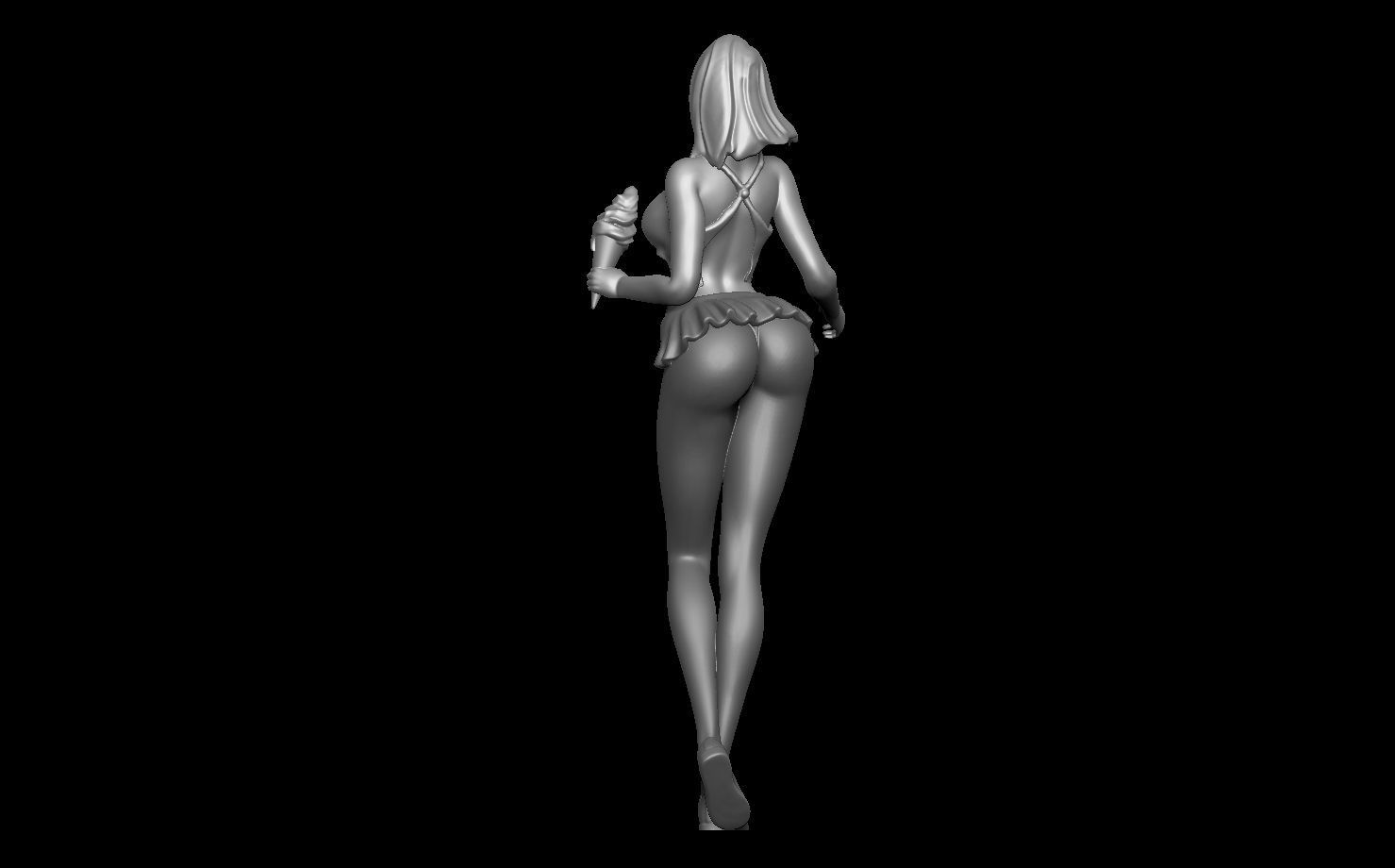 Summer girl - NSFW 3D print model_2
