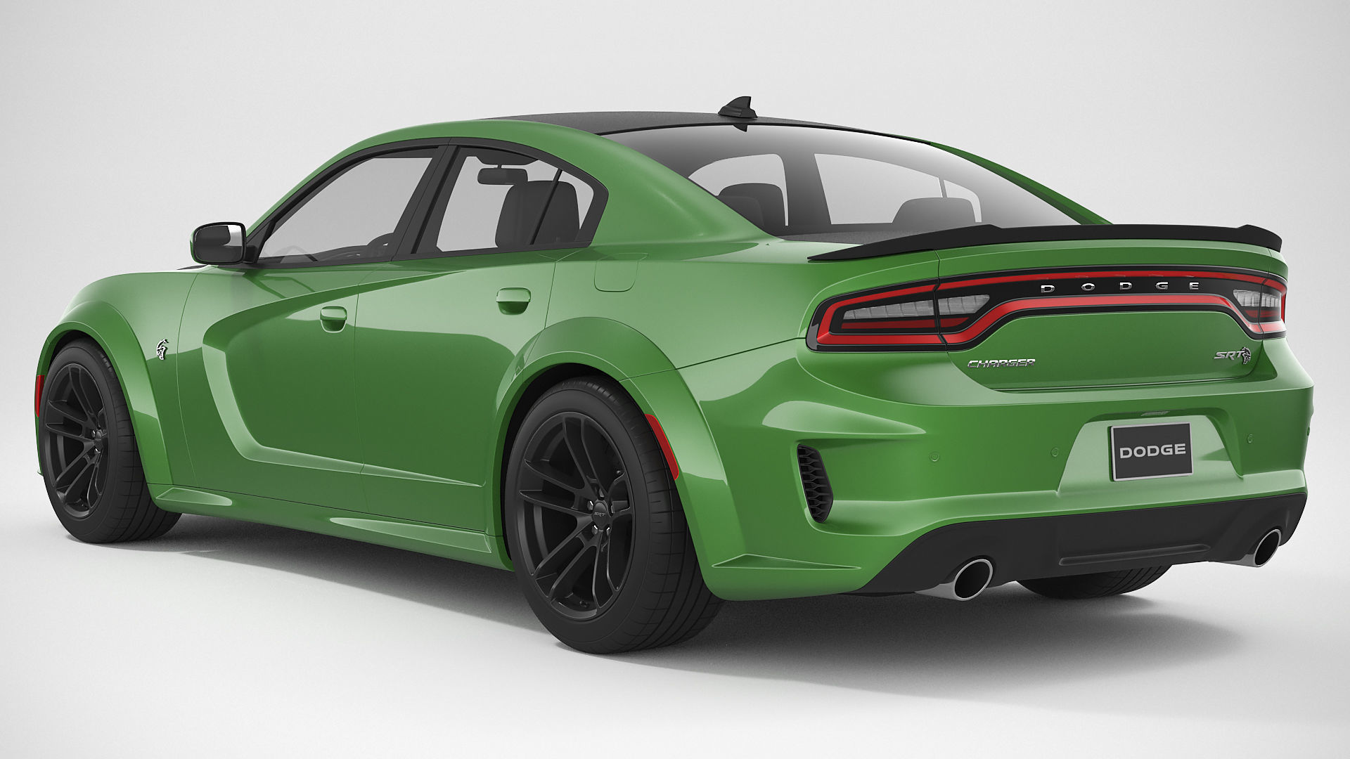 Dodge Charger Hellcat Widebody 2021 3D model_3