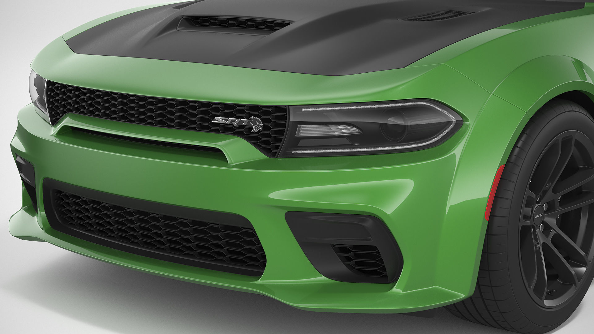 Dodge Charger Hellcat Widebody 2021 3D model_8