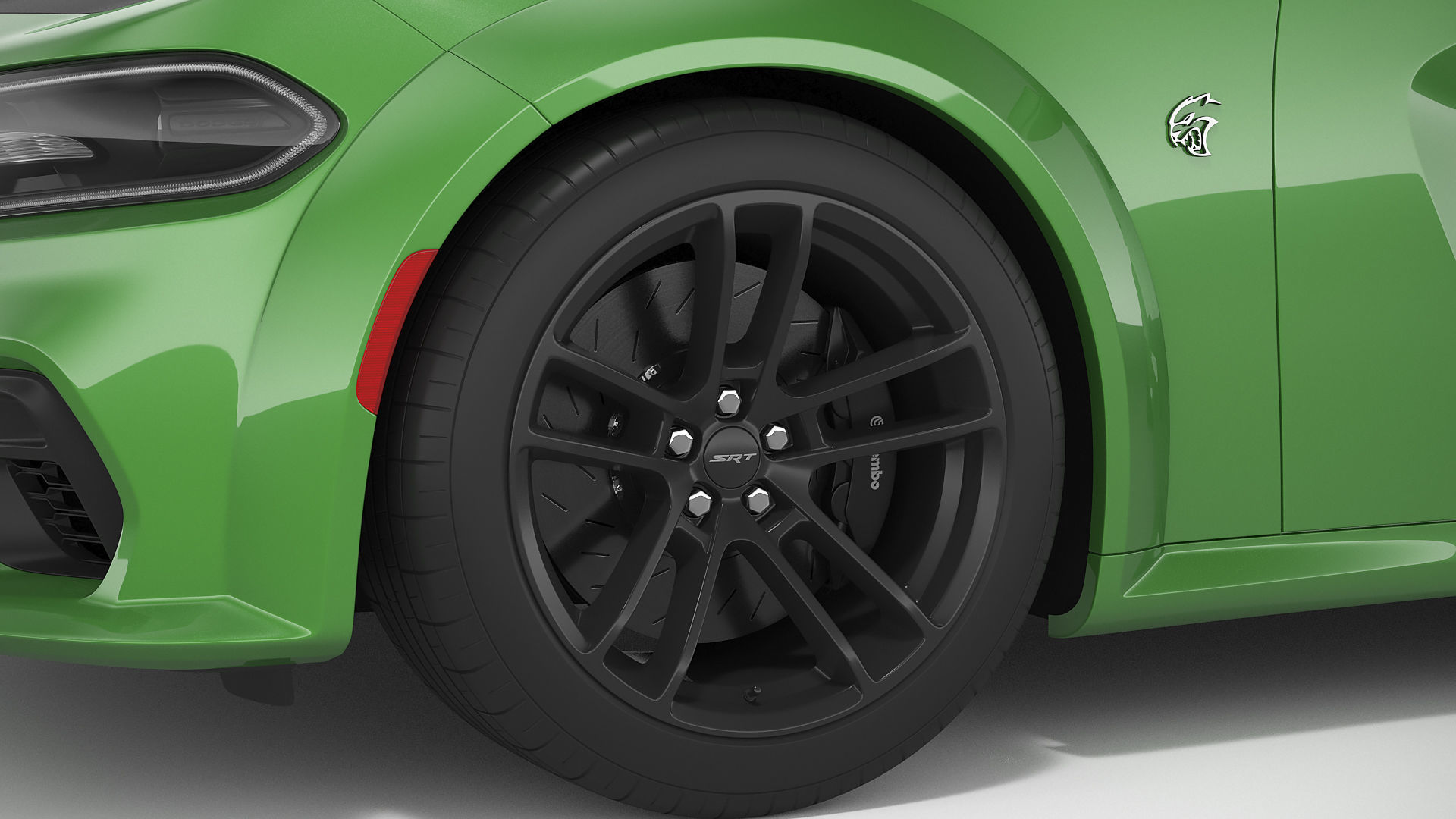 Dodge Charger Hellcat Widebody 2021 3D model_9