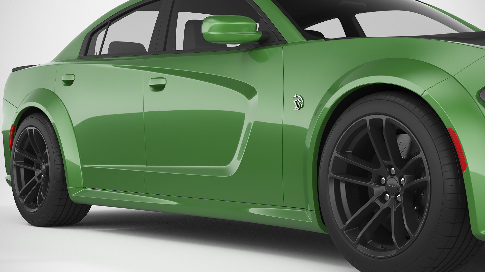 Dodge Charger Hellcat Widebody 2021 3D model_12