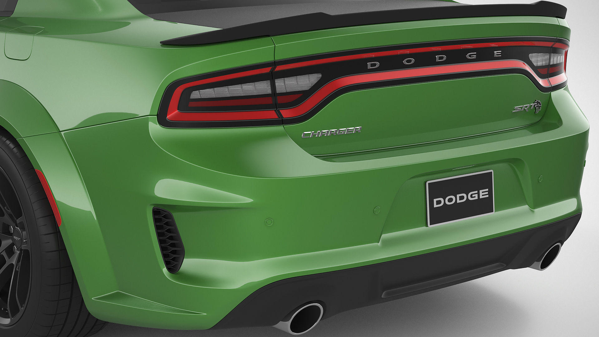 Dodge Charger Hellcat Widebody 2021 3D model_10