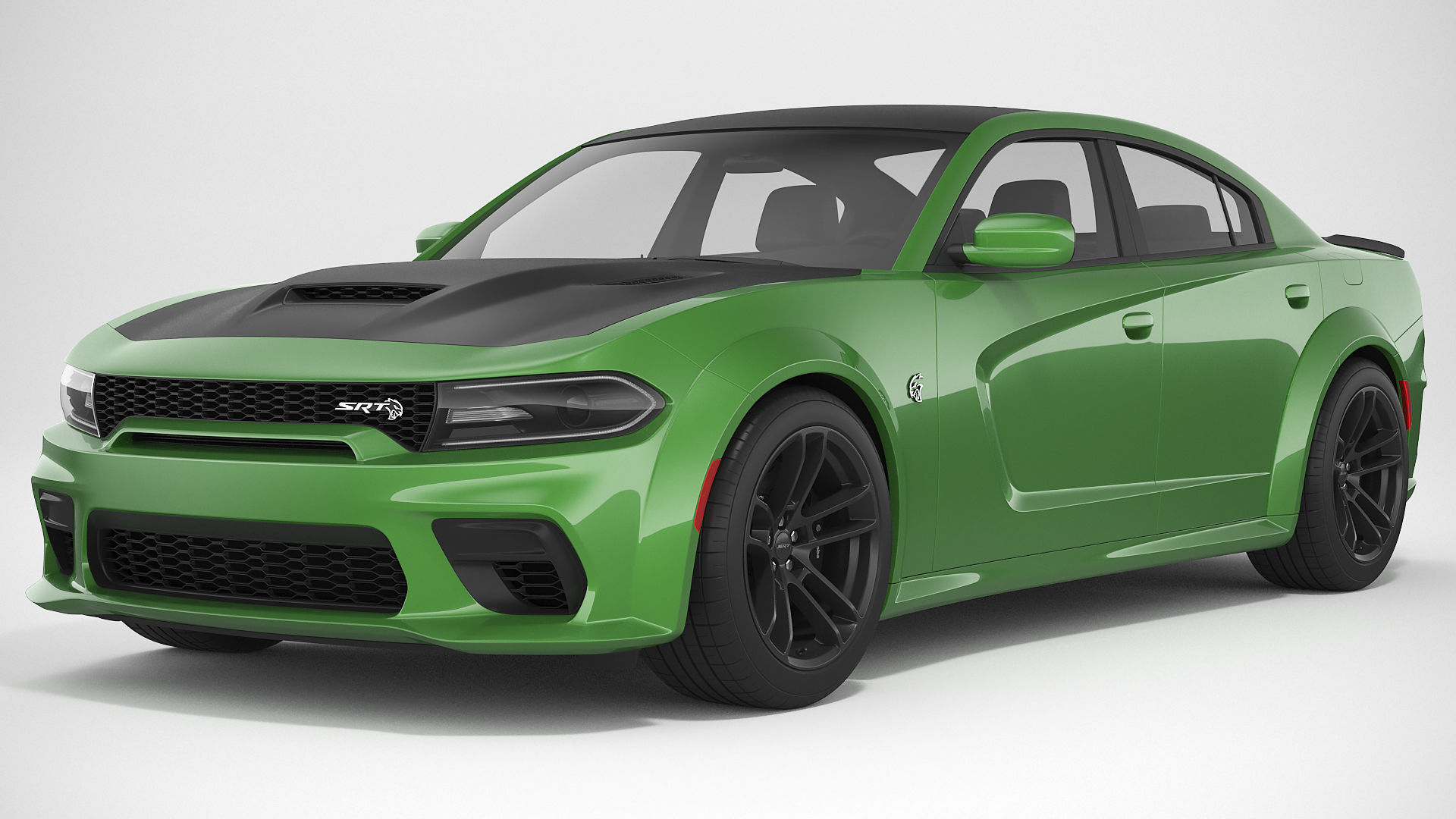 Dodge Charger Hellcat Widebody 2021 3D model_1