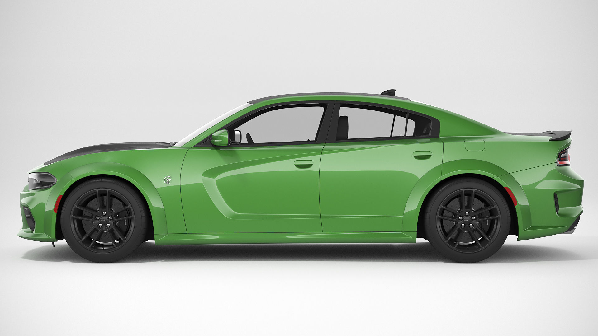 Dodge Charger Hellcat Widebody 2021 3D model_2