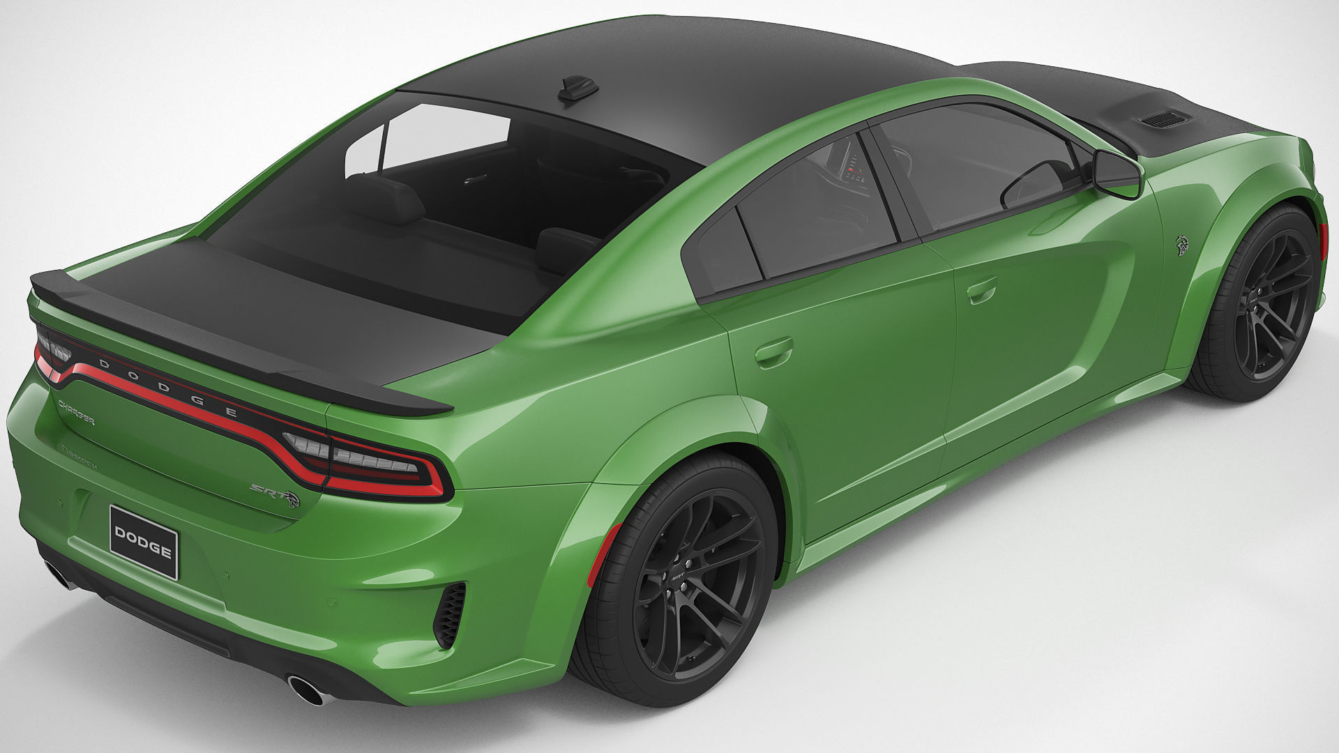 Dodge Charger Hellcat Widebody 2021 3D model_4