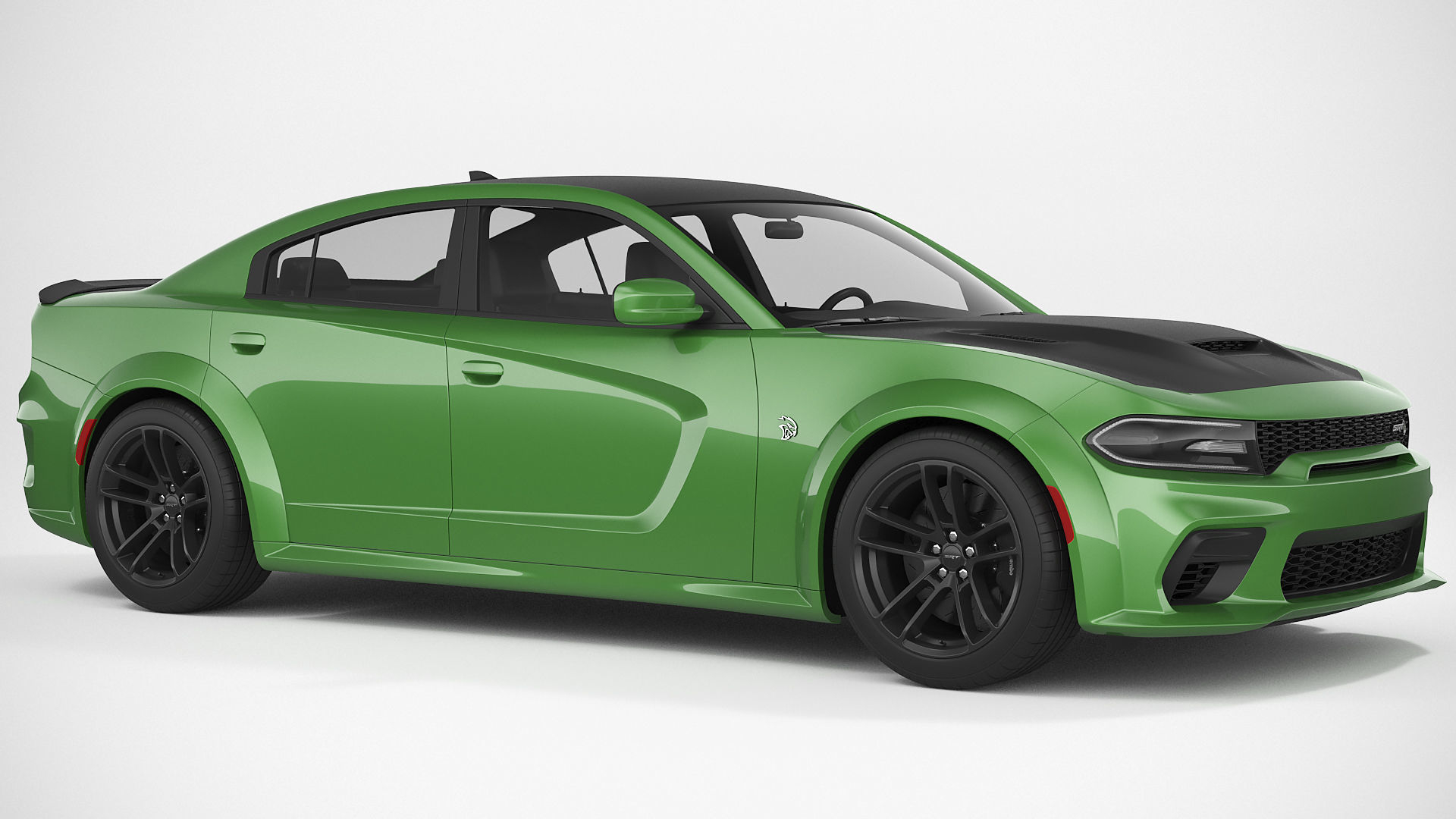 Dodge Charger Hellcat Widebody 2021 3D model_7