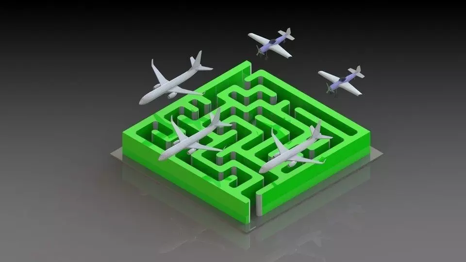 Walk Through the Maze Free 3D model
