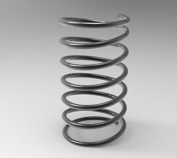 Realistic Movement Spring Free 3D model_1