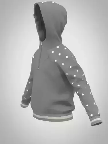  Hoodie collection  digital 3D models
