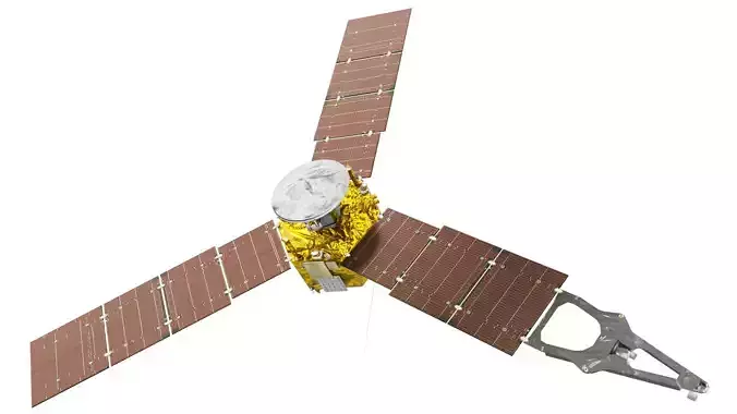 Juno spacecraft Low-poly 3D model