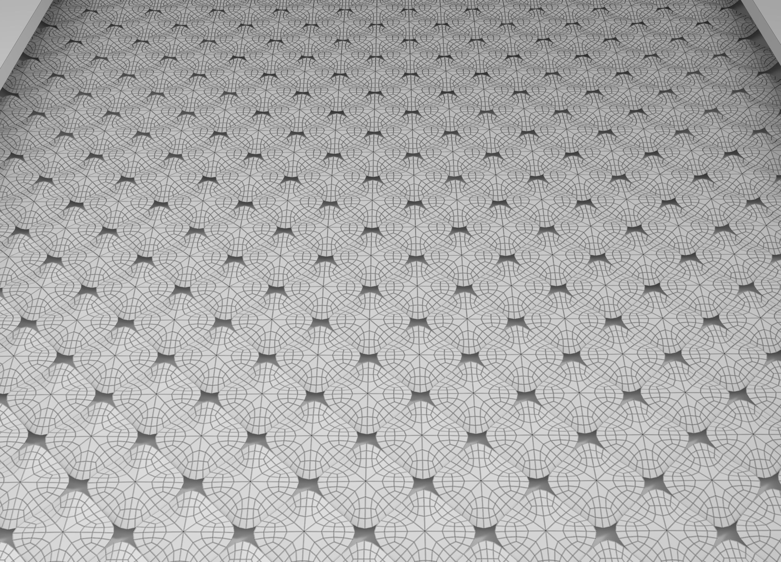 Decorative wall  3D model_5