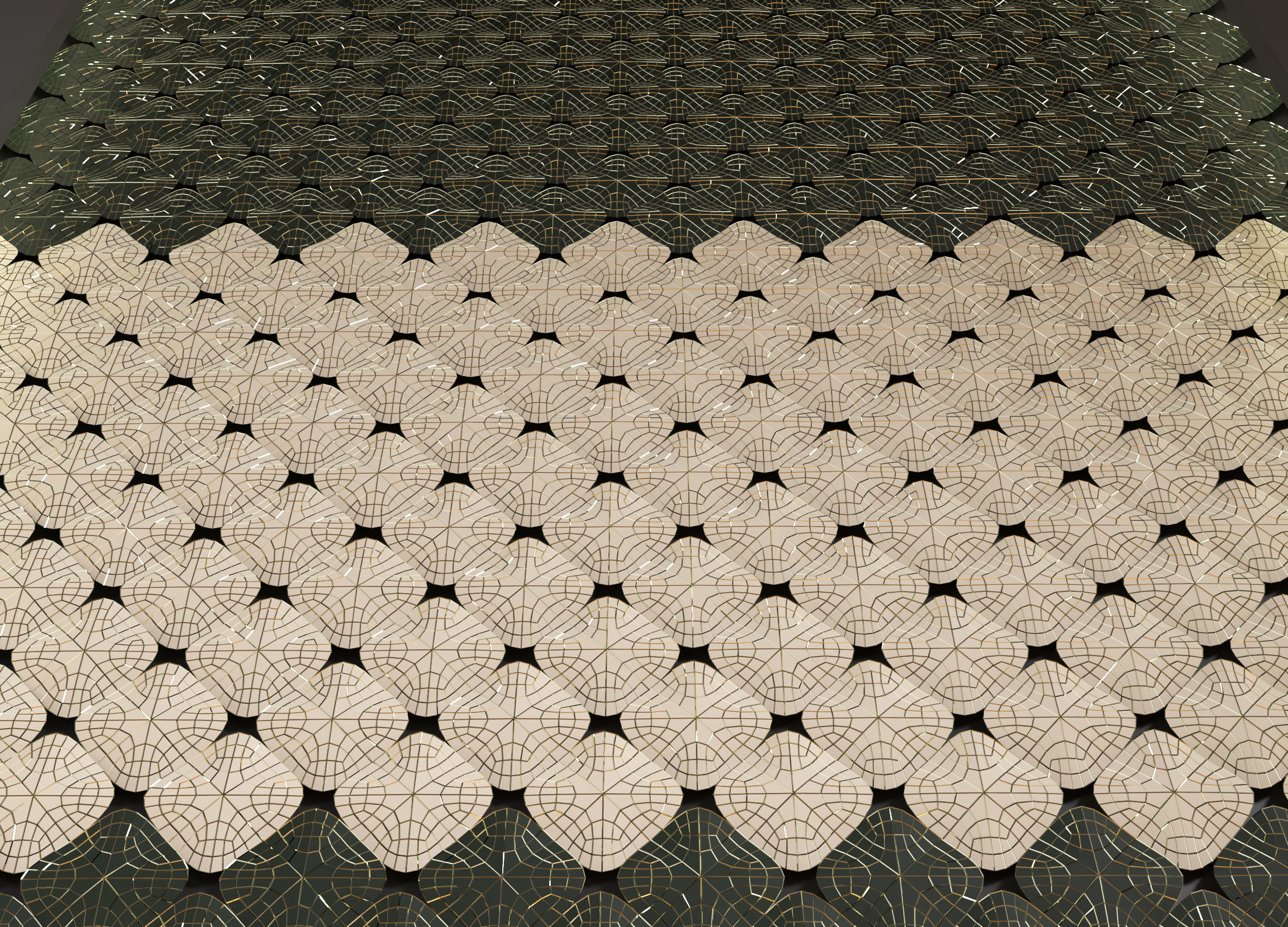 Decorative wall  3D model_4