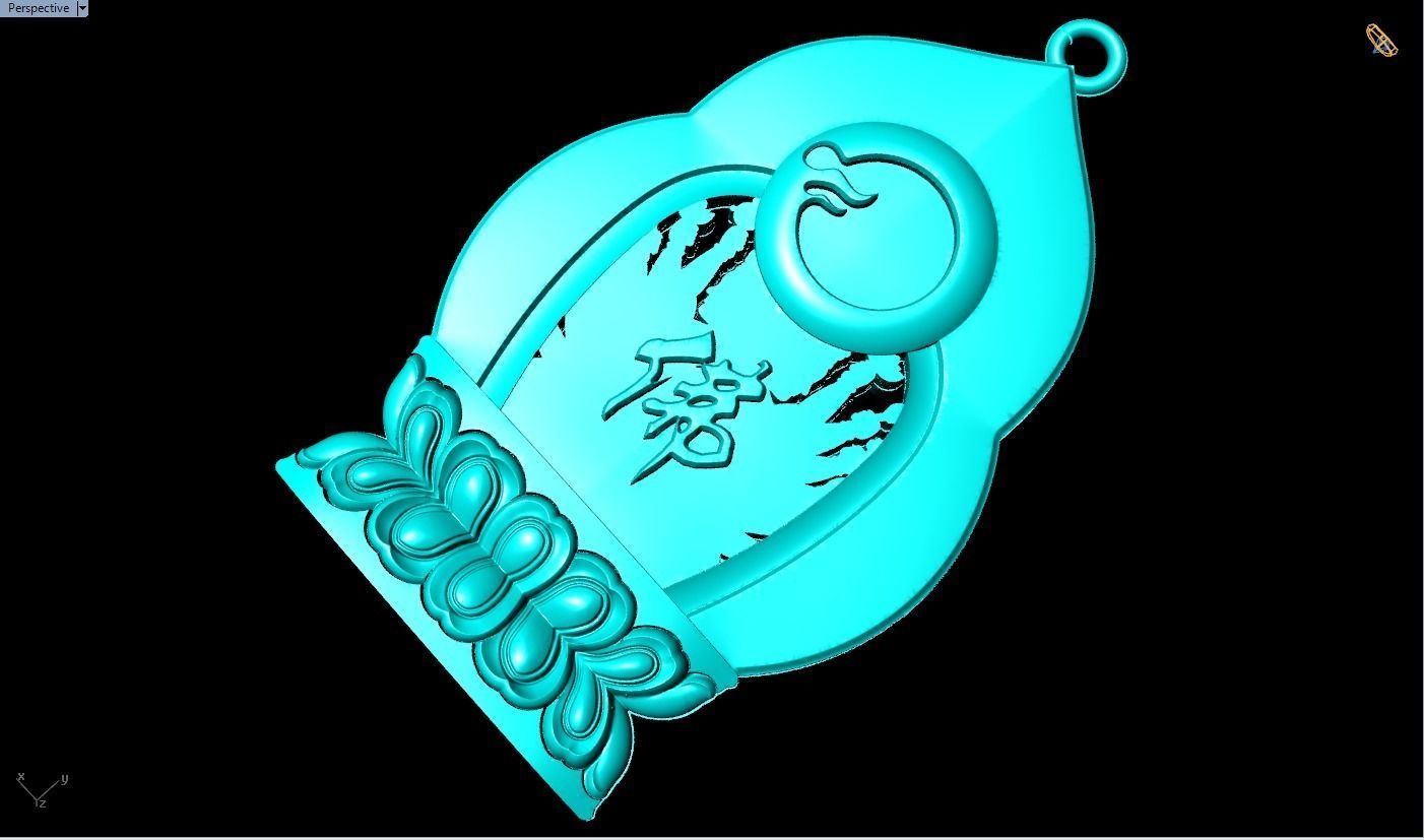  Guan Yin thousand eyes  hands - Avalokistesvara Buddha  pendant 3D print model_13