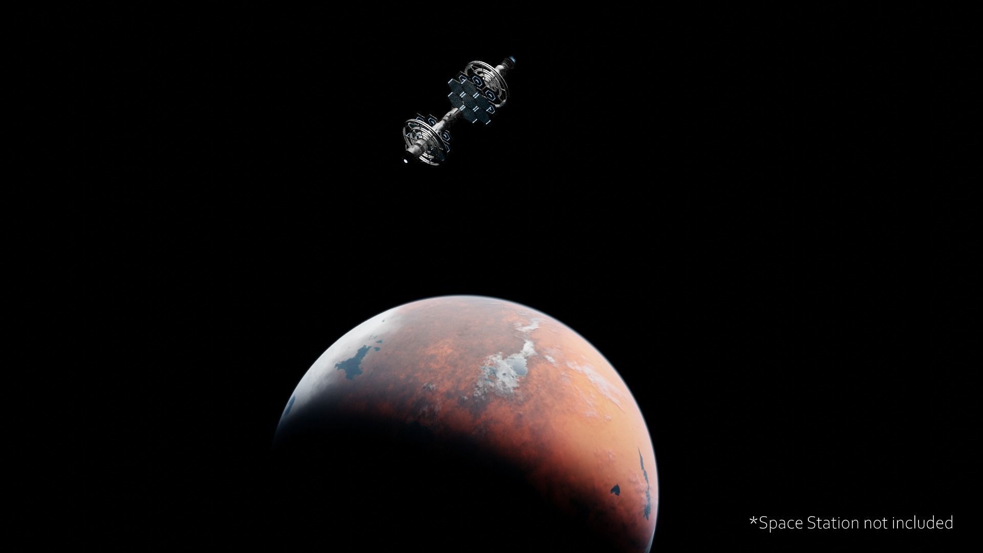 16K Photorealistic Fiction Mars-Like Habitable Planet Low-poly 3D model_5