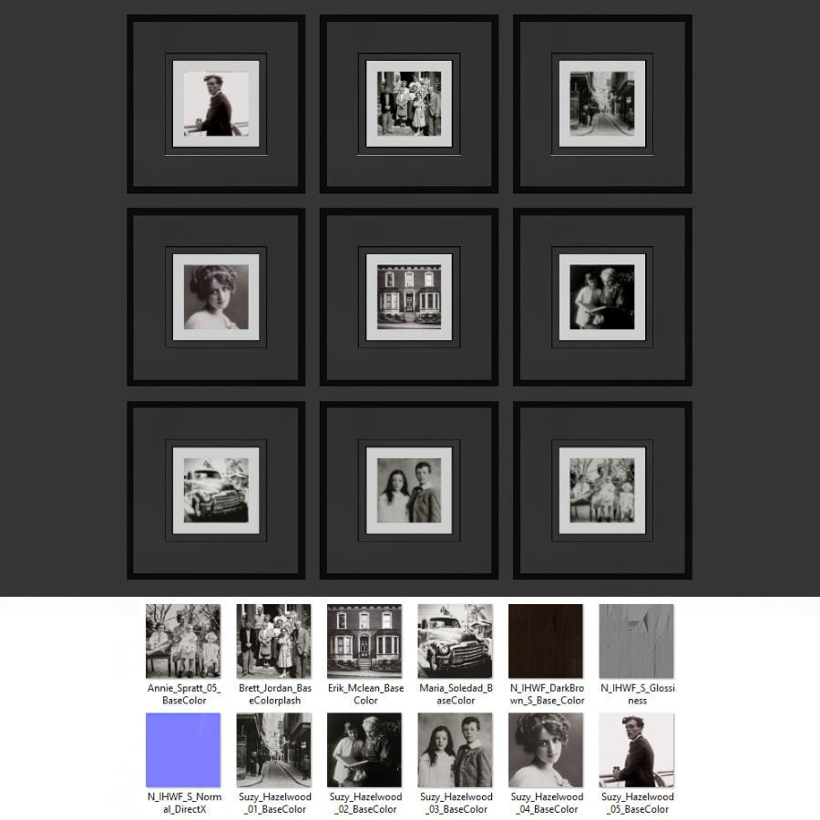 Gallery Wall 28 3D model_6