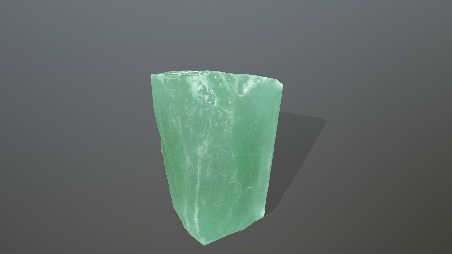 Ice Set jade stone Low-poly 3D model_9
