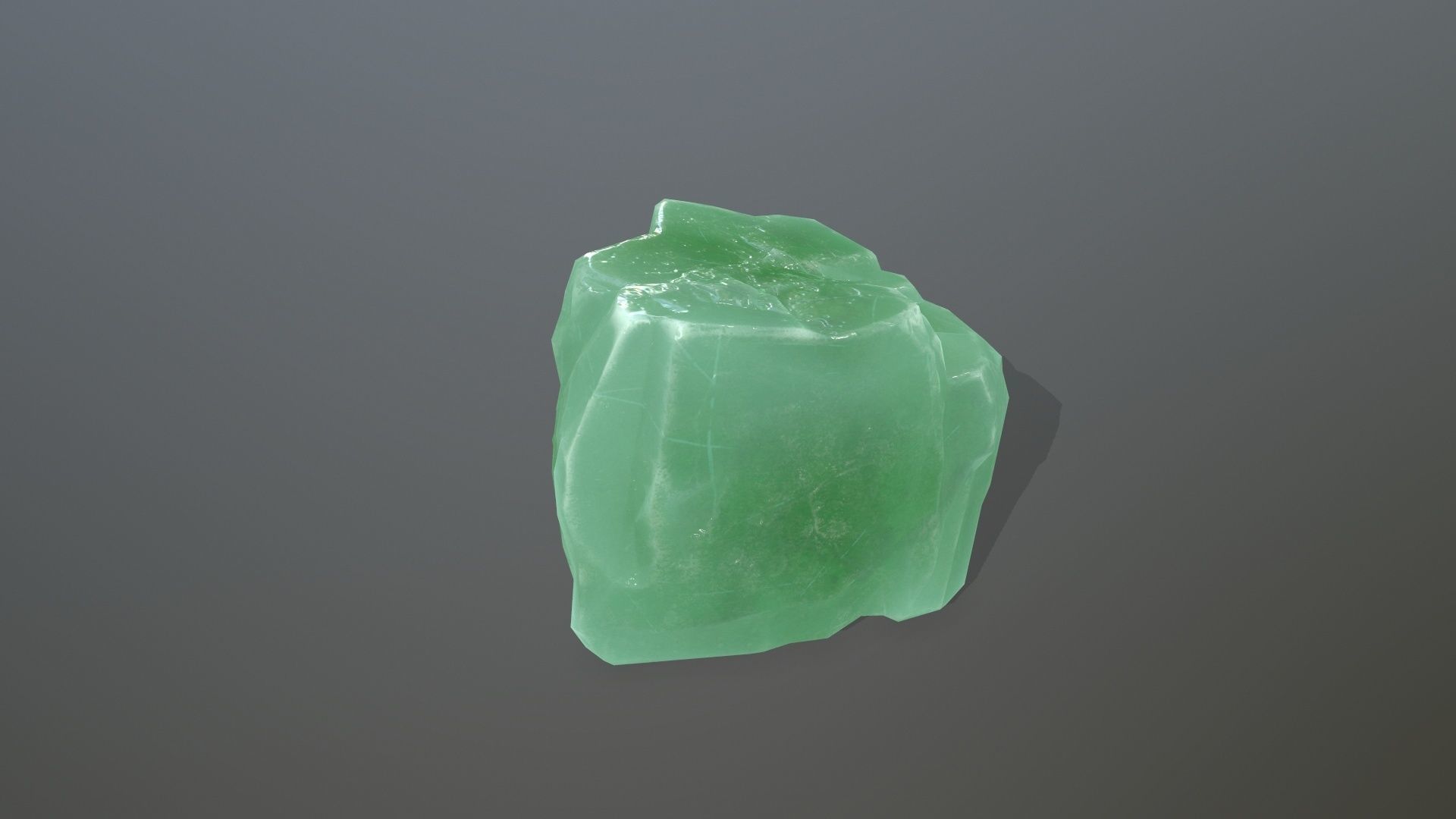 Ice Set jade stone Low-poly 3D model_12