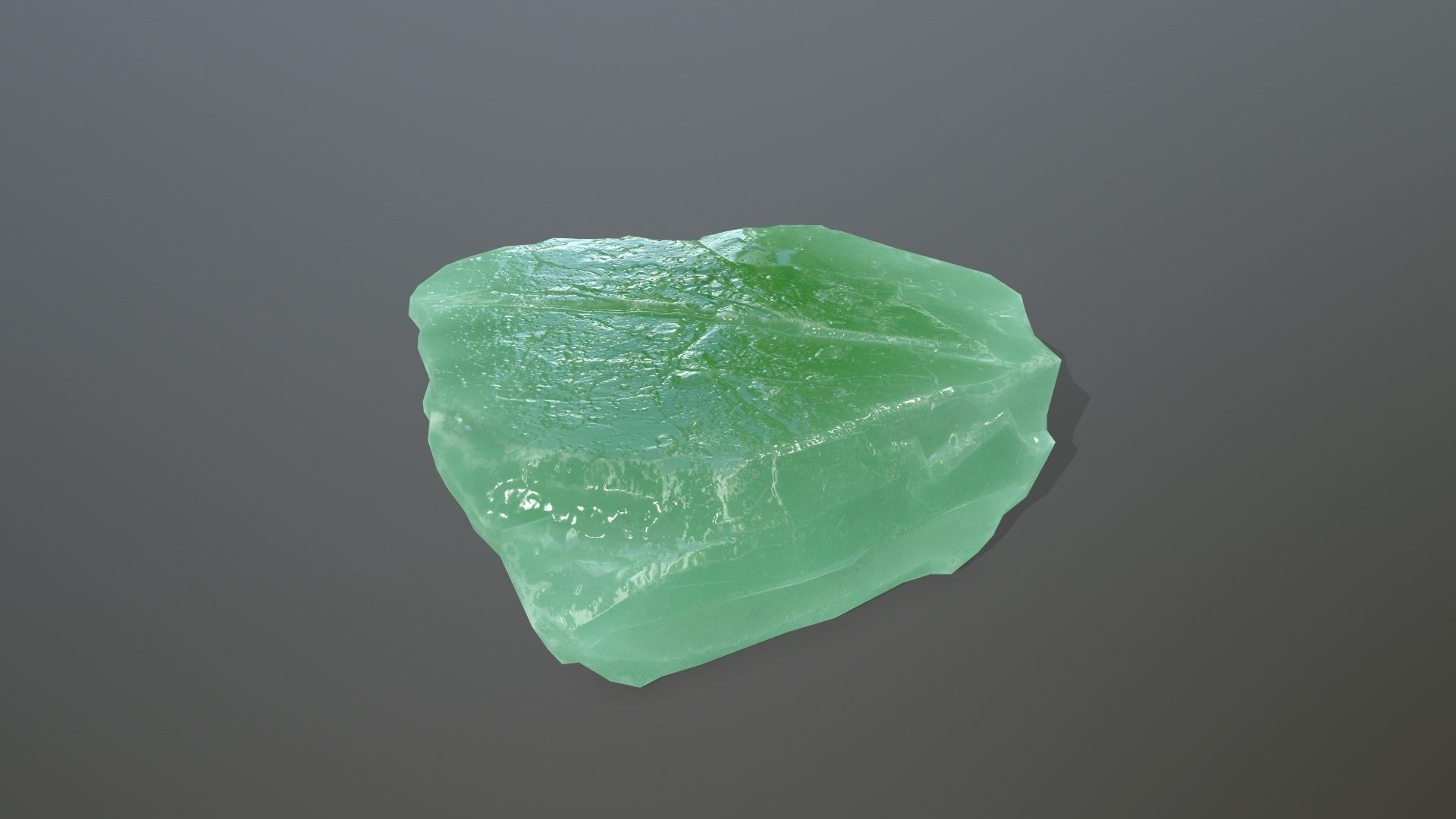 Ice Set jade stone Low-poly 3D model_2