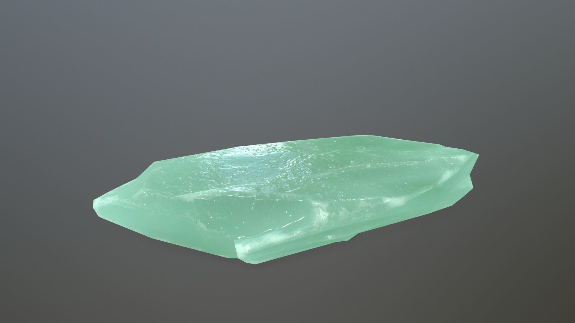 Ice Set jade stone Low-poly 3D model_5