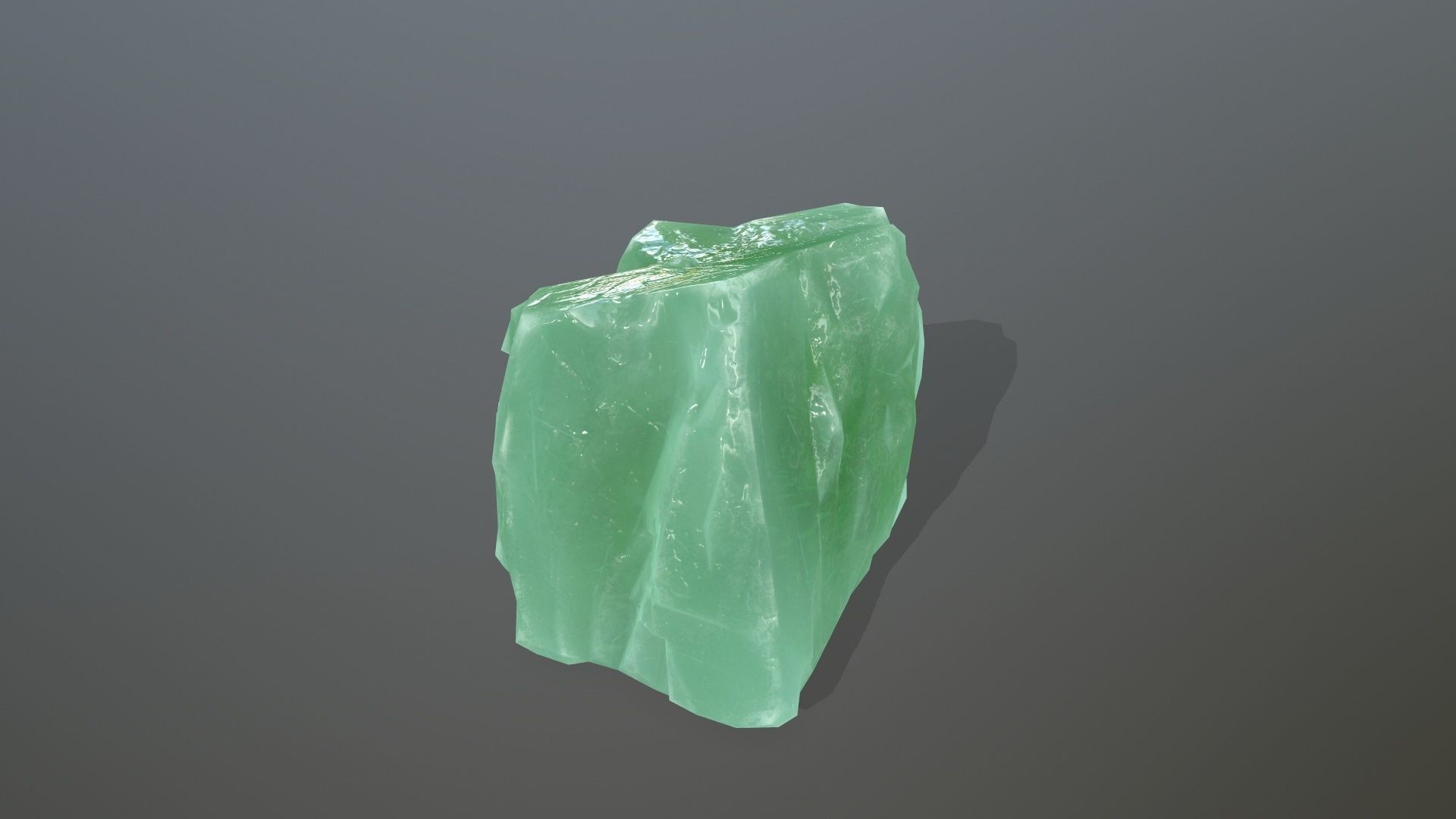 Ice Set jade stone Low-poly 3D model_13