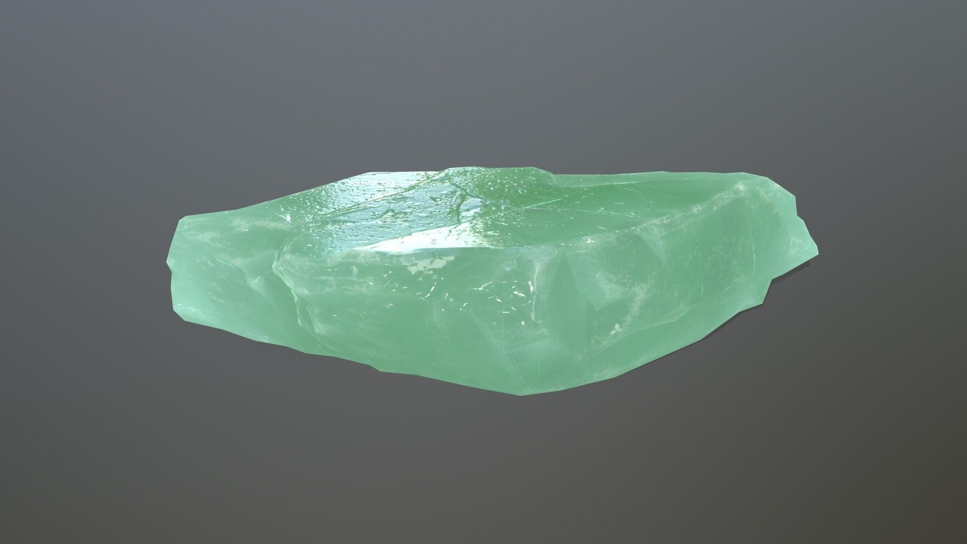 Ice Set jade stone Low-poly 3D model_16