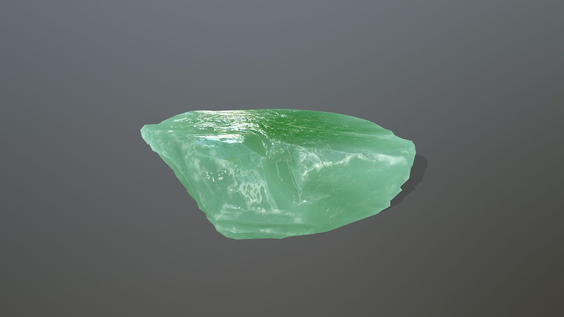 Ice Set jade stone Low-poly 3D model_4