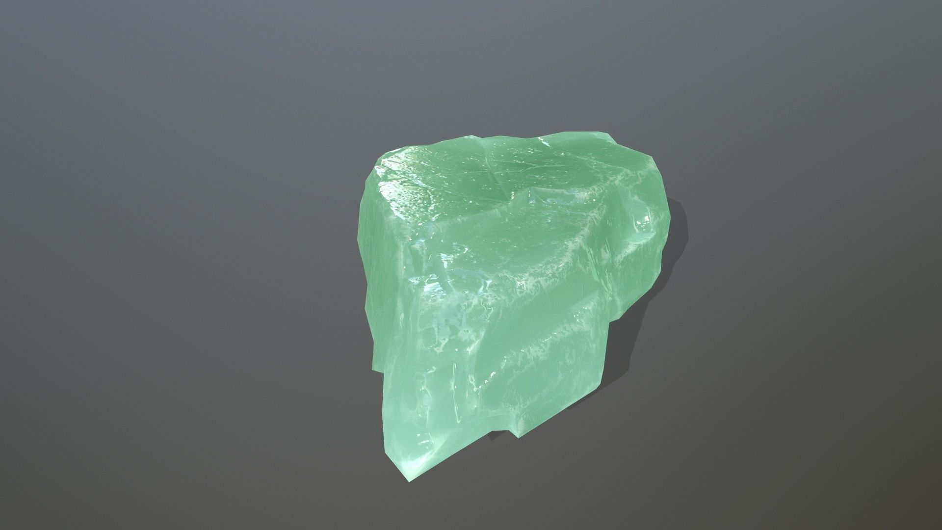 Ice Set jade stone Low-poly 3D model_15
