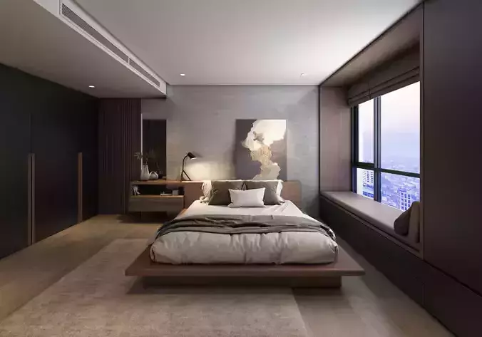 Apartment Bedroom 01