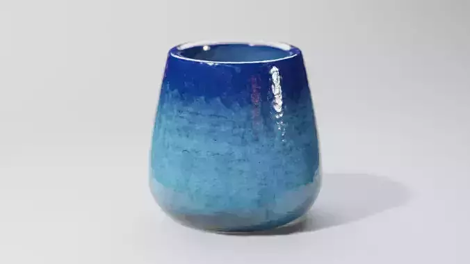 Vase short 4K PBR textured