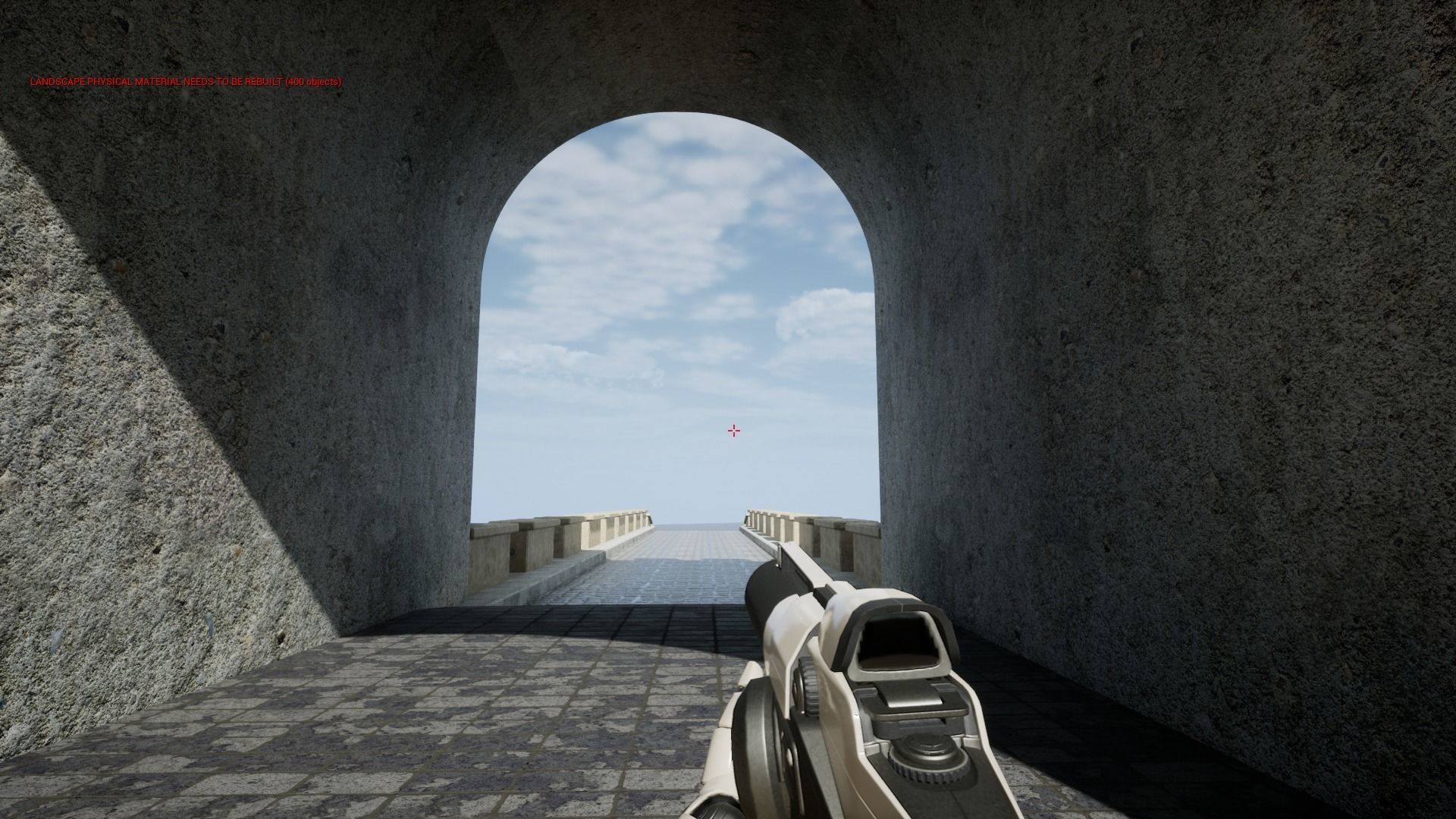 Castle with tower and stairs Low-poly 3D model_13