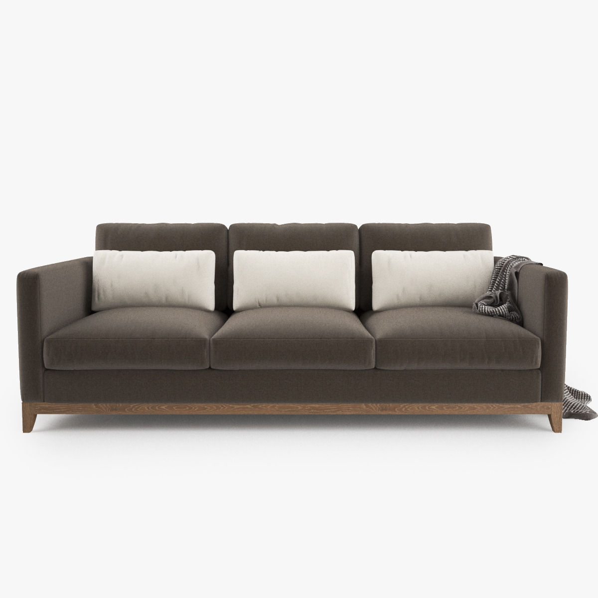 Crate and Barrel - Taraval Sofa Collection 3D model_5
