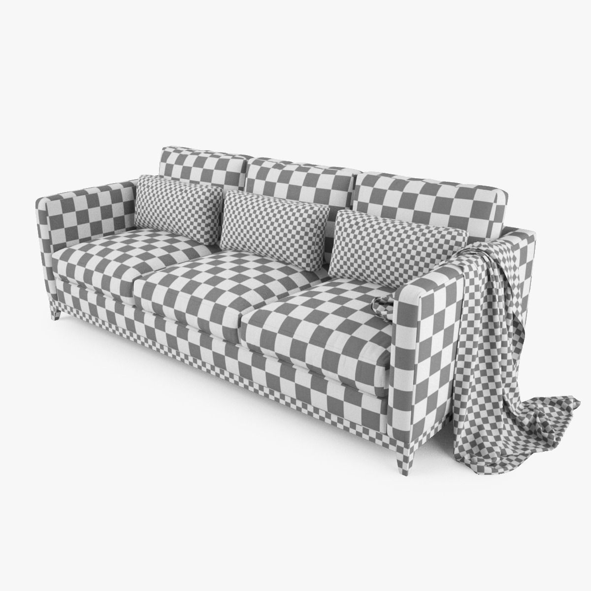 Crate and Barrel - Taraval Sofa Collection 3D model_25